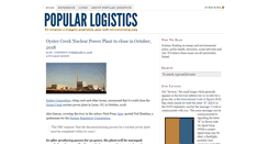 Desktop Screenshot of popularlogistics.com